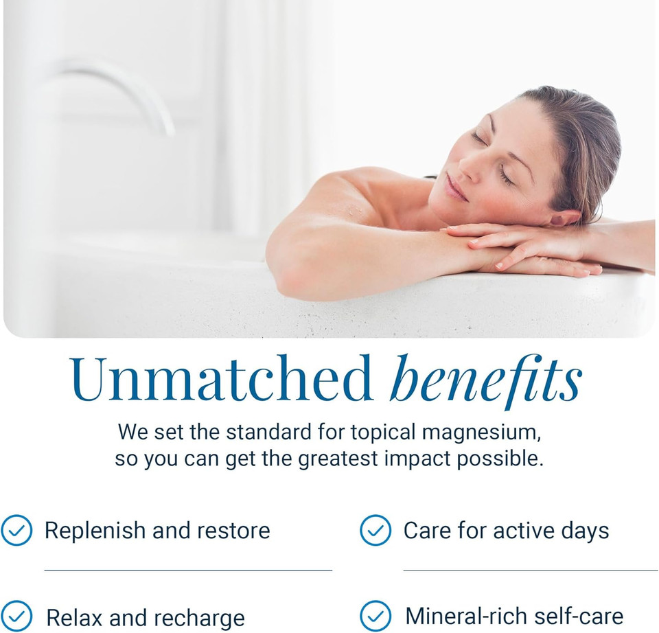 Ancient Minerals Magnesium Bath Flakes Of Pure Genuine Zechstein Chloride - Resealable Magnesium Supplement Bag That Will Outperform Leading Epsom Salts 1.65 Lbs