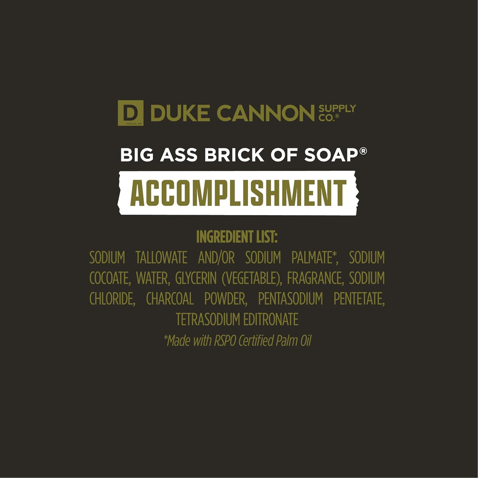 Duke Cannon Wwii Era Big Brick Of Soap For Men - Accomplishment, 10Oz. Limited Edition