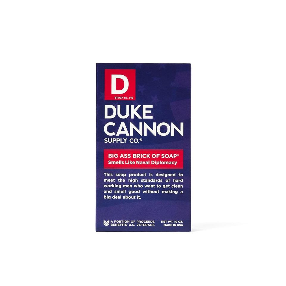 Duke Cannon Supply Co. Big Brick Of Soap - Superior Grade, Large Men'S Bar Soap, Limited Edition Wwii Inspired Scents, Body Soap, Menthol, 10 Oz