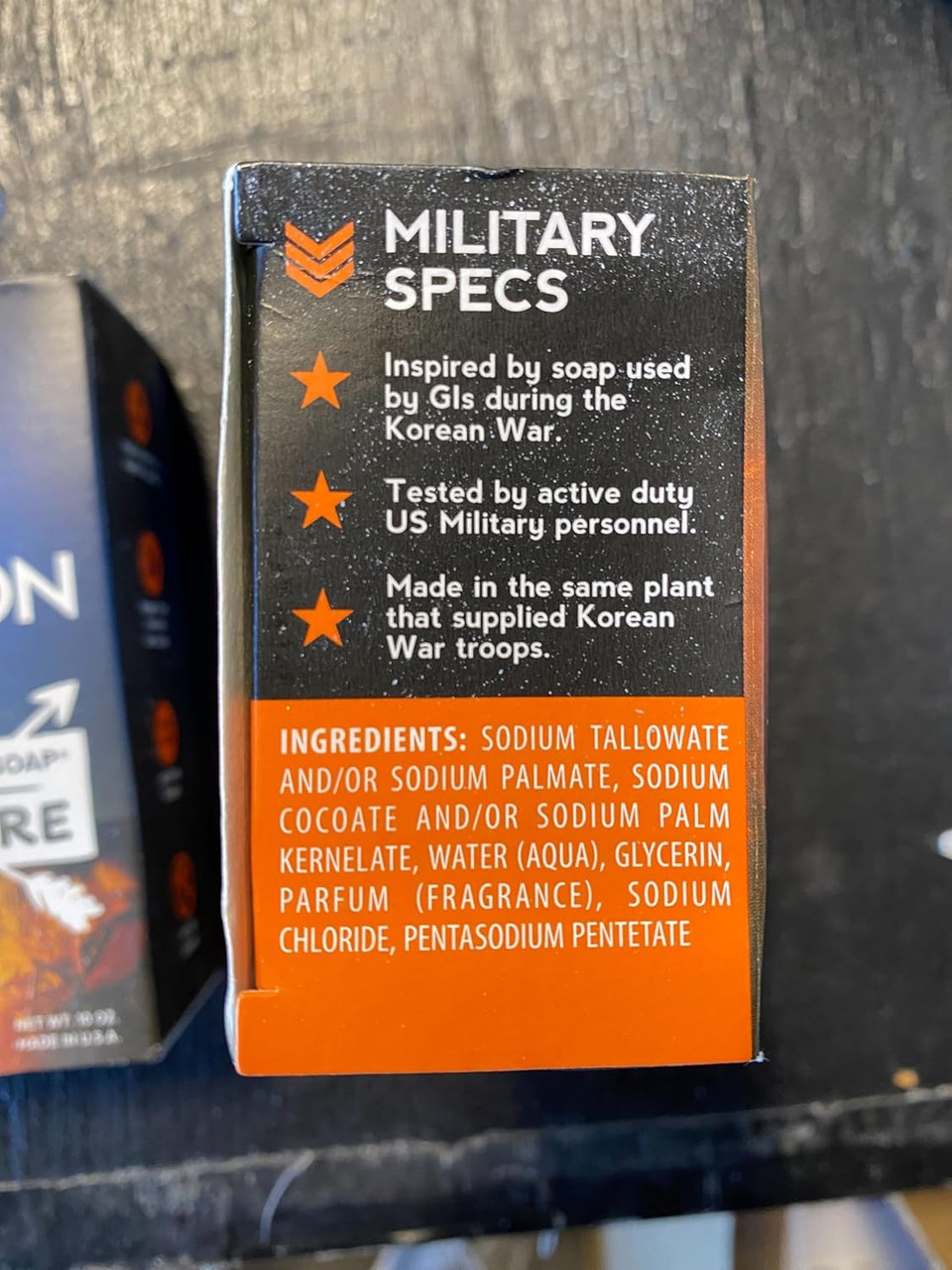 Duke Cannon Big Brick Of Soap - Campfire | 10 Oz. Triple Milled Bar | Smoky Hickory Scent | American-Made | Large Size, Superior Quality, 3 Pack