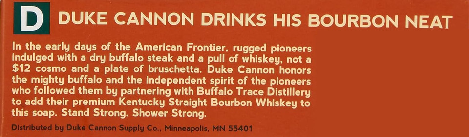 Duke Cannon Supply Co. Big Brick Of Soap - Superior Grade, Extra Large Men'S Bar Soap With Masculine Scents, Body Soap, All Skin Types, 10 Oz