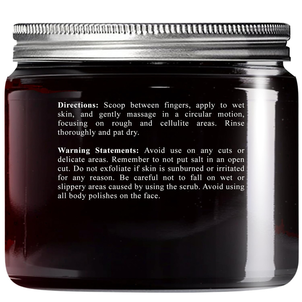 Brown Sugar Scrub 10 Oz - Smooth And Moisturizing - Beneficial For Both Acneic Skin And Dry Skin