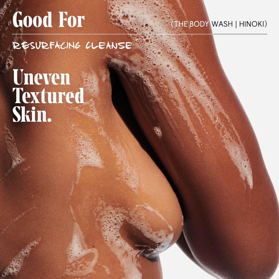 Nã£Â©Cessaire The Body Wash Hinoki - Natural Body Wash For Women & Men, Softening Shower Gel With Gentle Exfoliating Acids Aha/Bha/Pha. Gel Cleanse, 8.4 Fl Oz
