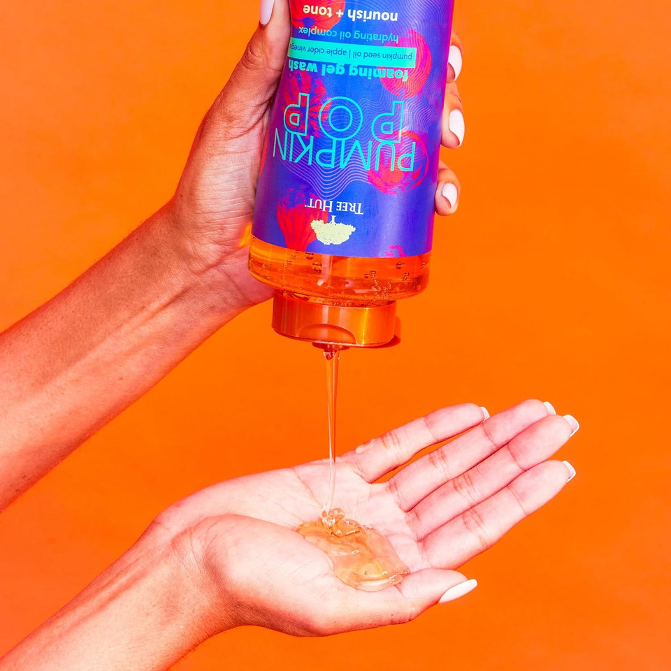 Tree Hut Pumpkin Pop Hydrating & Toning Foaming Gel Wash, 18 Oz