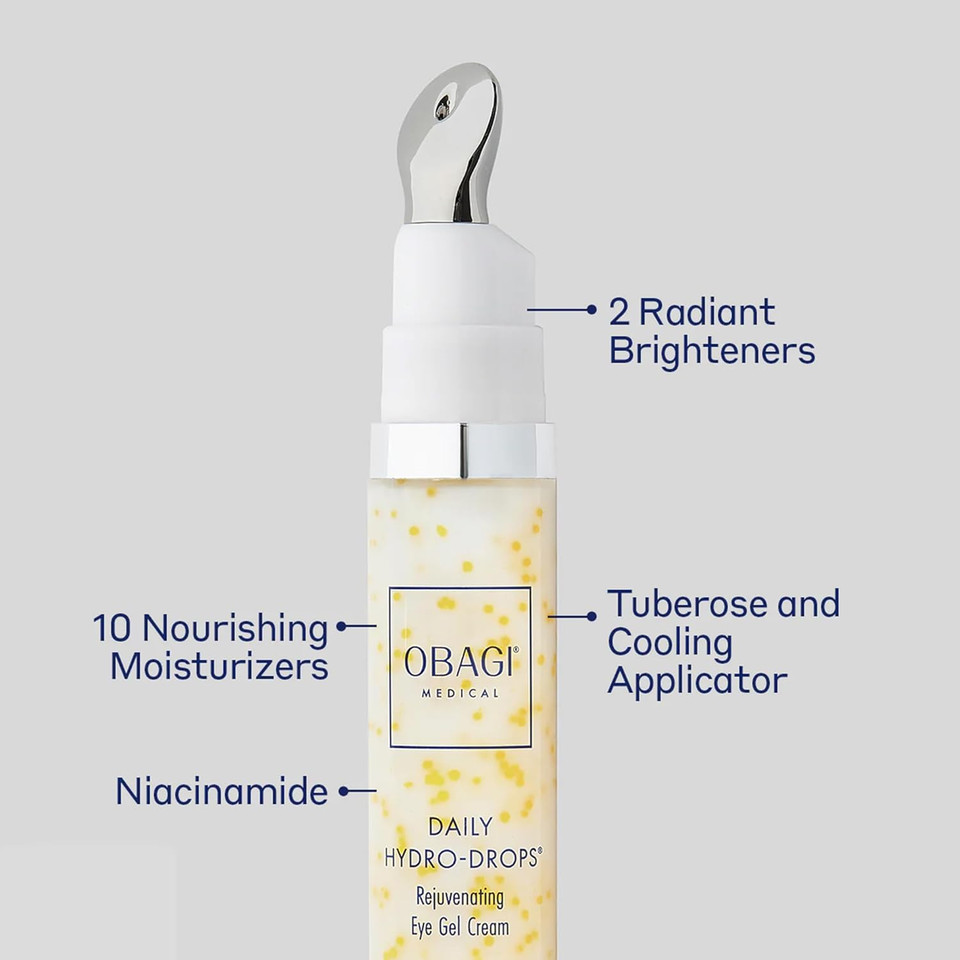 Daily Hydro-Drops Rejuvenating Eye Gel Cream  Reduces The Appearance Of Dark Circles & Instantly Brightens, Smooths, & Depuffs Eyes  0.5 Oz