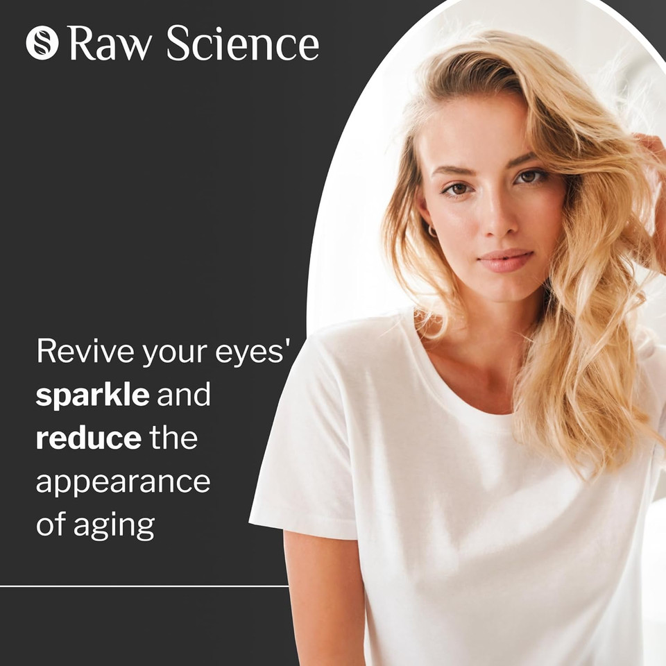 Eye Serum For Puffy Eyes & Dark Circles Treatment, Caffeine, Niacinamide, Hyaluronic Acid, Retinol, Instant Moisturizer Instead Eye Cream, Reduces Eye Bags & Puffiness, Skin Care Eye Depuffer, 0.74 Oz