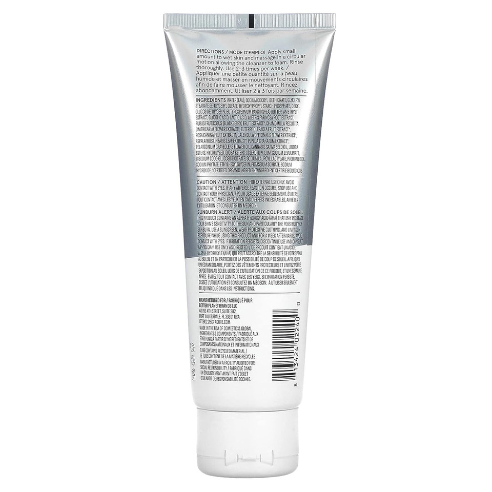 Acure Resurfacing Glycolic & Unicorn Root Cleanser- Gentle Daily Exfoliation Cleansing Cream - Brightening & Hydrating Face Wash - For All Skin Type 4 Fl Oz Acure Resurfacing Glycolic & Unicorn Root Cleanser- Gentle Daily Exfoliation Cleansing Cream - Brightening & Hydrating Face Wash - For All Skin Type 4 Fl Oz