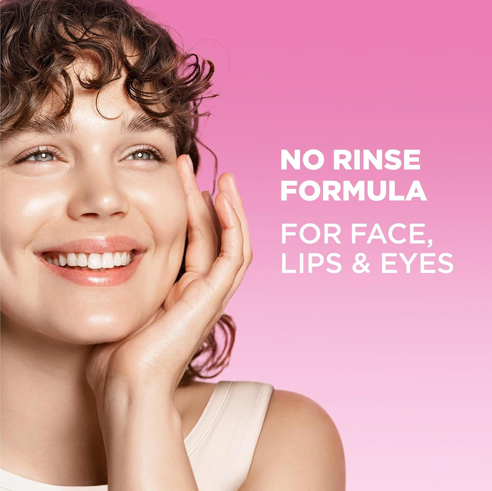 Garnier Micellar Water With Rose Water And Glycerin, Hydrating Facial Cleanser & Makeup Remover, For All Skin Types, Vegan, Cruelty Free, 13.5 Fl Oz (400Ml), 2 Count