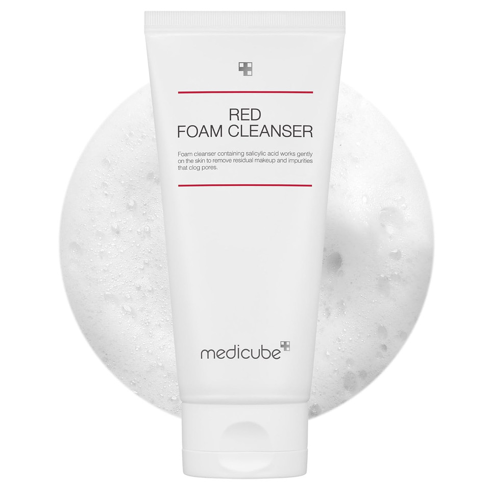 Medicube Red Foam Cleanser - Deeply Cleanses, Remove Impurities, Control Sebum, | Korean Skincare