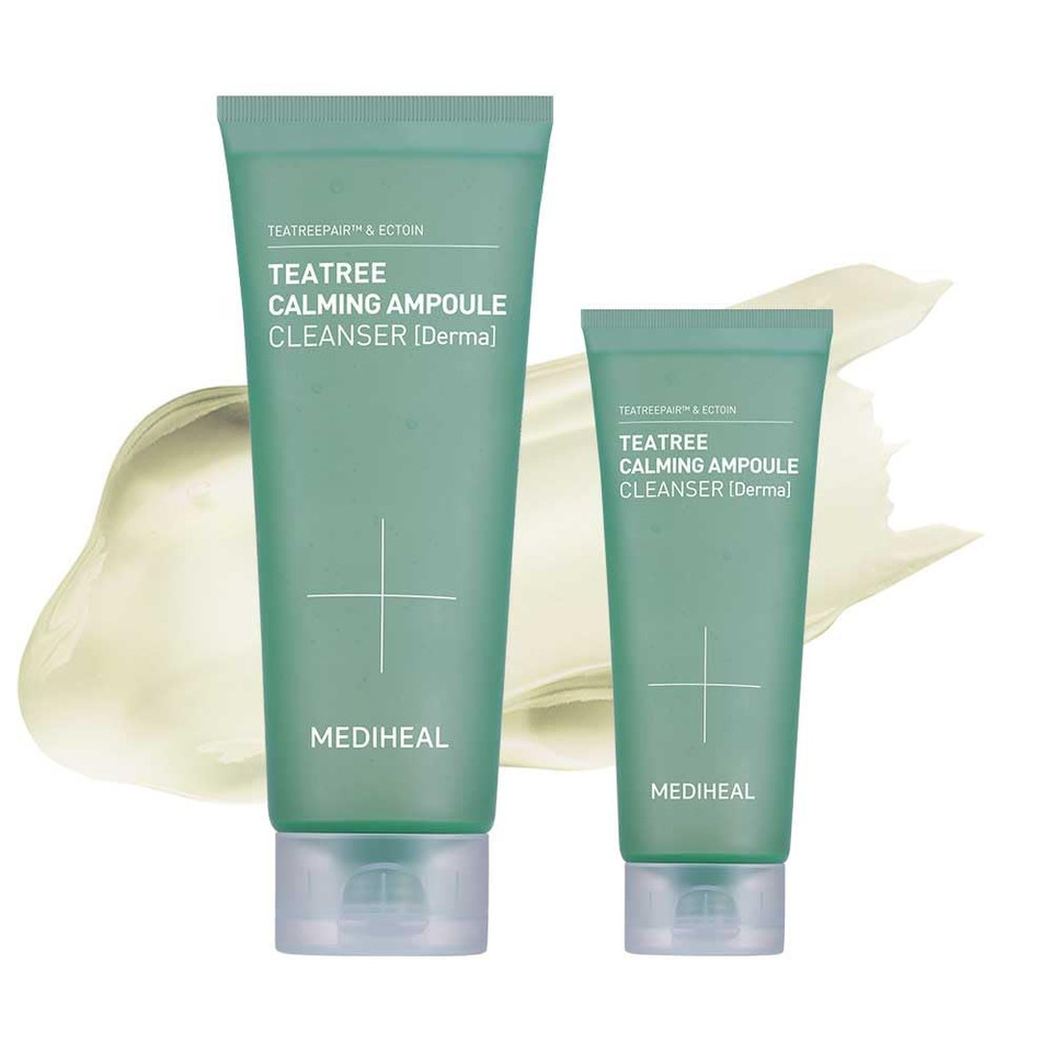 Mediheal Teatree Pore Whip Cleanser Special Set (6.76 Fl Oz + 1.69 Fl Oz) - Fresh And Revitalized Complexion Pore Cleanser With Lha & Kaolin
