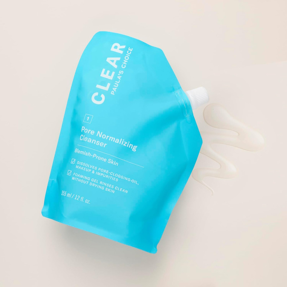Paula'S Choice Clear Pore Normalizing Cleanser Refill Pouch, Salicylic Acid Daily Face Wash For Acne, Blackheads, Large Pores & Redness, 12 Fl Oz Paula'S Choice Clear Pore Normalizing Cleanser Refill Pouch, Salicylic Acid Daily Face Wash For Acne, Blackheads, Large Pores & Redness, 12 Fl Oz