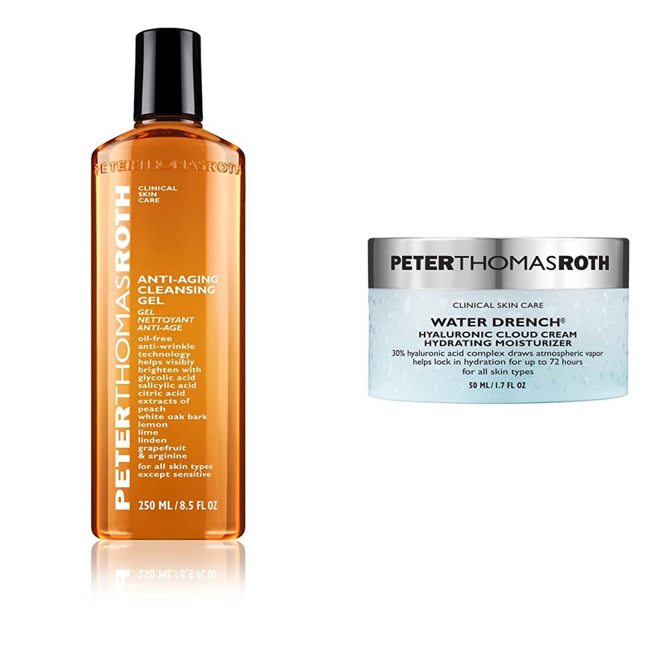 Peter Thomas Roth | Anti-Aging Cleansing Gel | Face Wash With Anti-Wrinkle Technology, Exfoliates With Glycolic Acid And Salicylic Acid