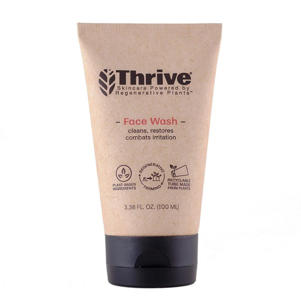 Thrive Natural Care Face Wash Gel - Daily Facial Cleanser - Gently Cleanses Face Without Over Drying - Vegan Thrive Natural Care Face Wash Gel - Daily Facial Cleanser - Gently Cleanses Face Without Over Drying - Vegan