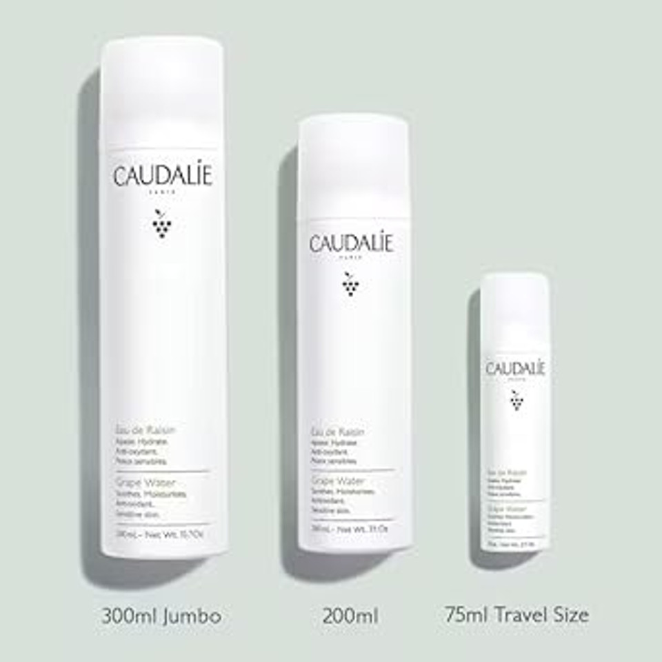Caudalie Grape Water Moisturizing Face Mist - Soothing Organic Facial Spray To Instantly Hydrate And Strengthen The Skin Barrier, Safe For Sensitive Skin