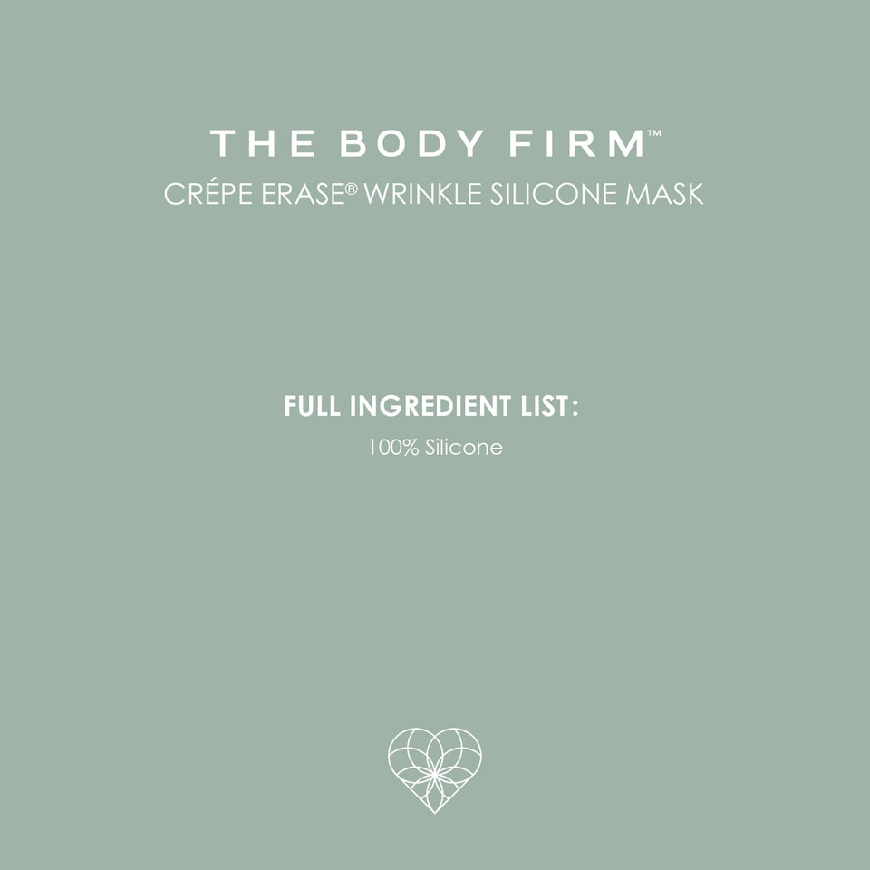 Crepe Erase Wrinkle Silicone Mask, Anti-Aging Skin Firming And Tightening Patch For Chest And Decollete, Overnight Wrinkle Remover Treatment, Supports Crepe Skin & Fine Lines, Reusable Pad Up To 30X