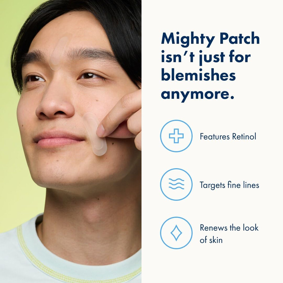 Hero Cosmetics Mighty Patchã¢Â For Fine Lines Patches - Featuring Retinol And 1,390 Dissolving Micropointã¢Â Points To Help Renew The Look Of Skin (6 Count)