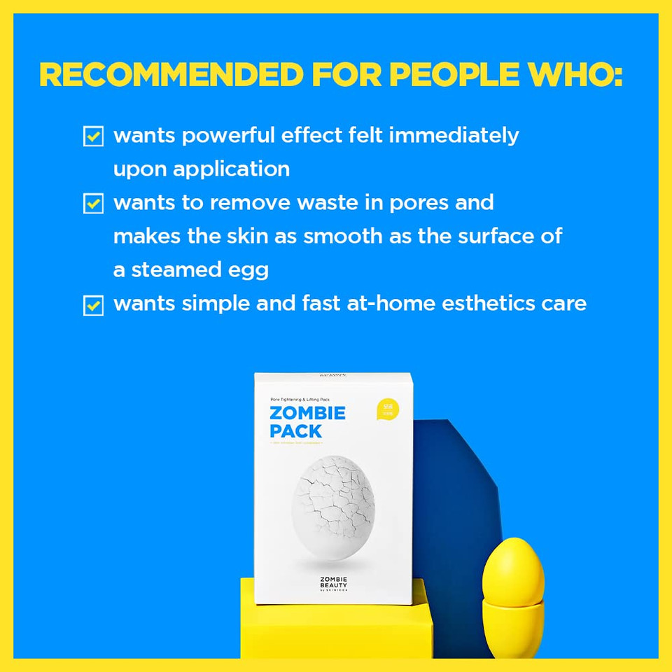 Skin1004 Hydrating Zombie Pack For Acne,Hydrating,Wrinkles (2Boxes - 8Ea)