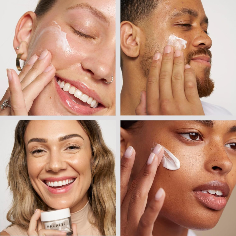 Honest Beauty Mini Hydrogel Cream With Hyaluronic Acid, Jojoba, + Squalane | Oil Free, Travel Size | Ewg Verified, Vegan + Cruelty Free | .57 Fl Oz