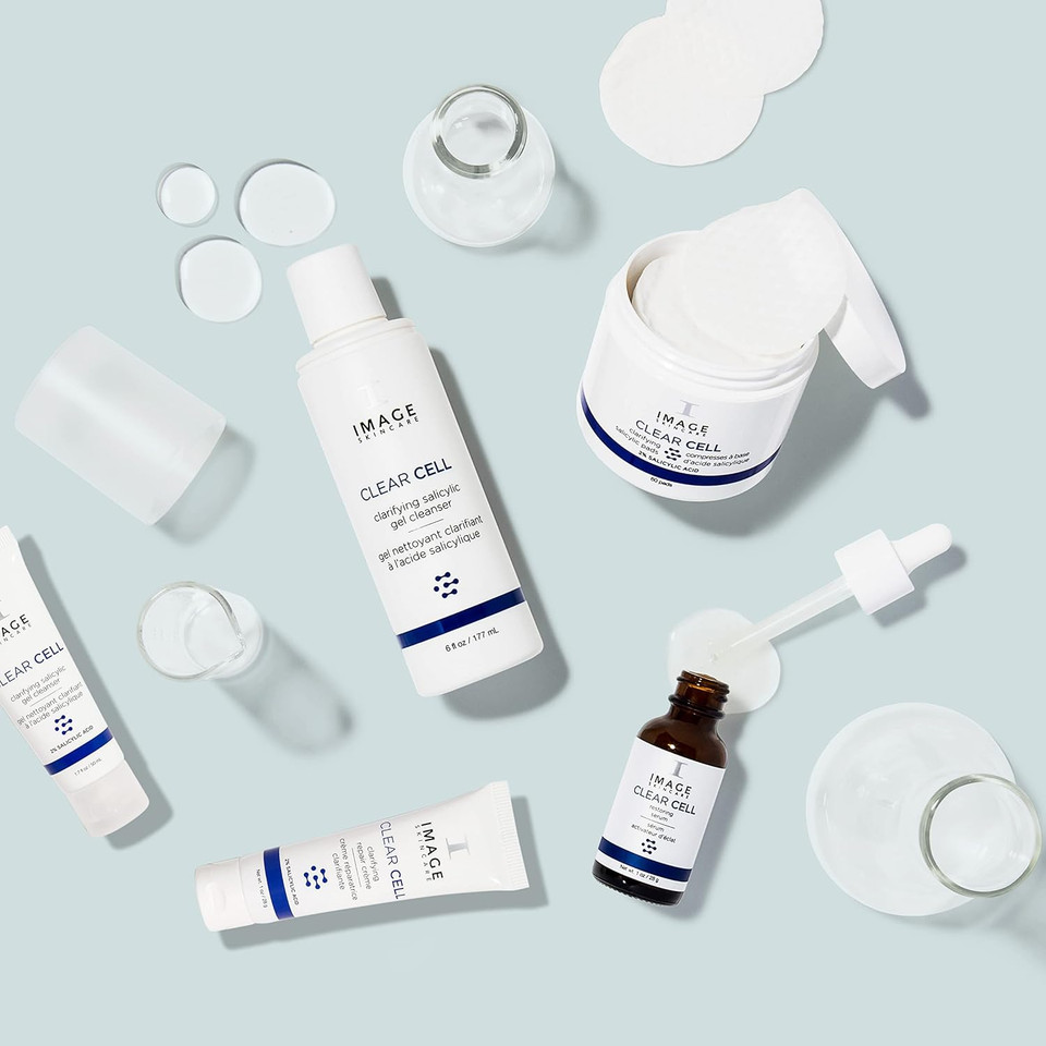 Image Skincare, Clear Cell Clarifying Repair Crã£Â¨Me, Facial Night Cream Gel Moisturizer For Oily Prone Skin, 1 Oz