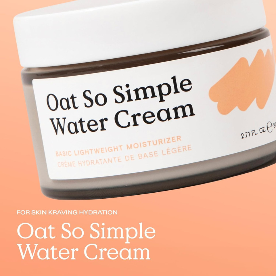 Kravebeauty Oat So Simple Water Cream, Enriched With Oat & Squalane To Soothe & Lock In Moisture, Everyday Moisturizer, For All Skin Types, Vegan & Cruelty Free, 2.7 Fl Oz Kravebeauty Oat So Simple Water Cream, Enriched With Oat & Squalane To Soothe & Lock In Moisture, Everyday Moisturizer, For All Skin Types, Vegan & Cruelty Free, 2.7 Fl Oz