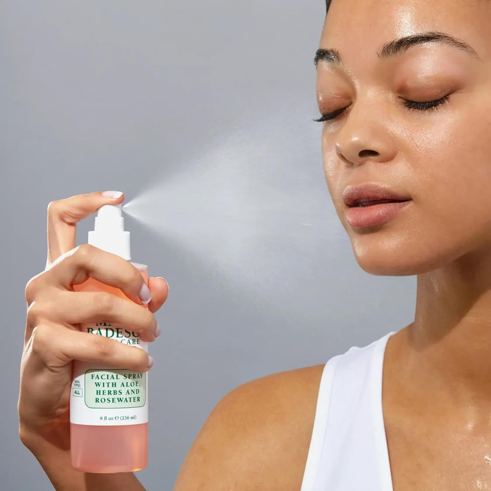 Mario Badescu Facial Spray Aloe, Rose Water And Chamomile - Lavender Duo For Face, Neck Or Hair, Cooling And Hydrating Face Mist For All Skin Types, Dewy Finish