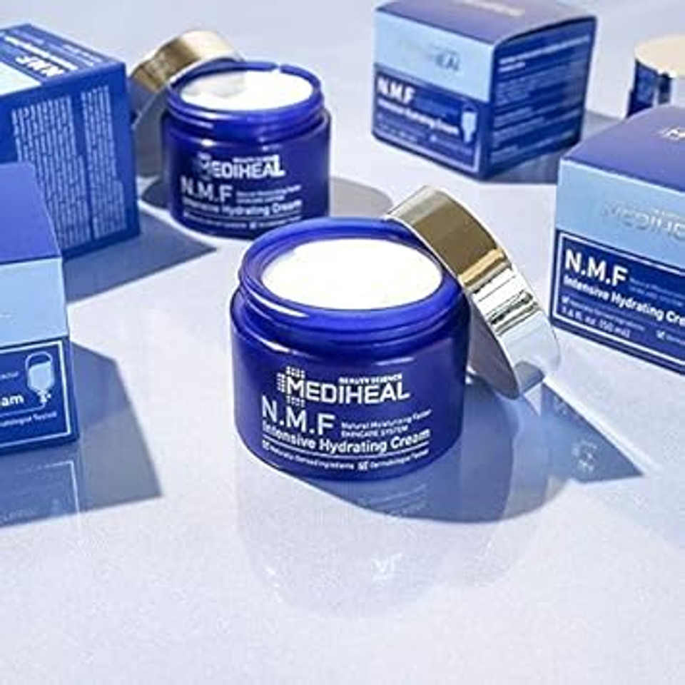 Mediheal [Us Exclusive Edition - N.M.F Intensive Hydrating Cream, Long Lasting Ultra Hydrating Facial Cream For Dry And Rough Skin