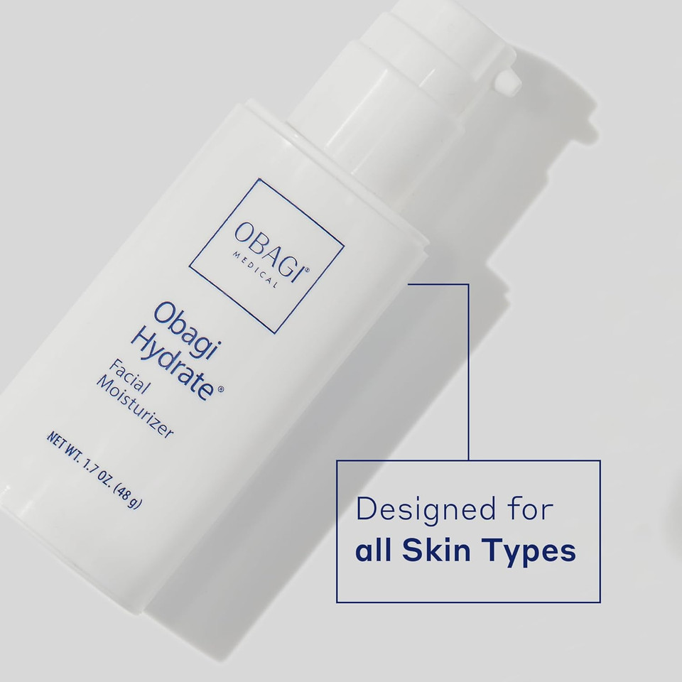 Hydrate Facial Moisturizer  Non-Comedogenic Intensely Hydrating All Day Moisturizer That Combats Dryness With Tara Seed Extract, Shea Butter & Avocado Oil