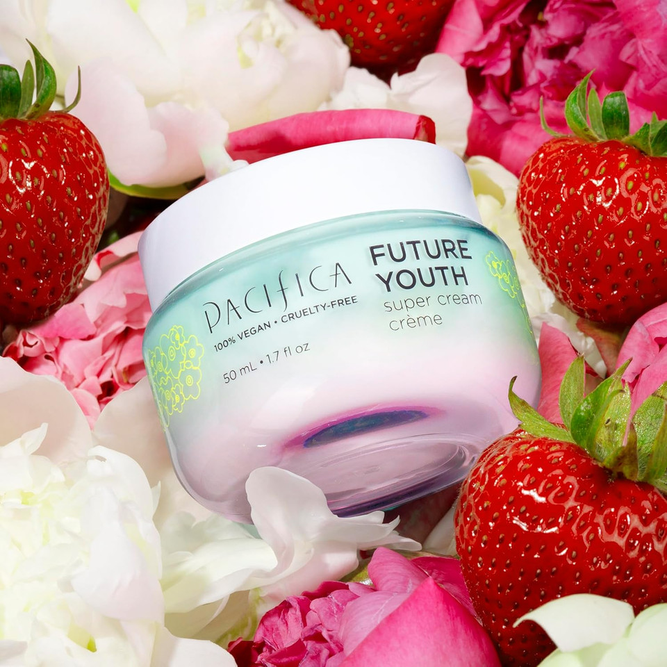 Pacifica Beauty Future Youth Super Cream, Daily Face Moisturizer, Skincare, Hydrating, Aging Skin, Lightweight, Firming Cream, Face Cream, For Aging And All Skin Types, Vegan, 1.7 Fl Oz (1 Count)