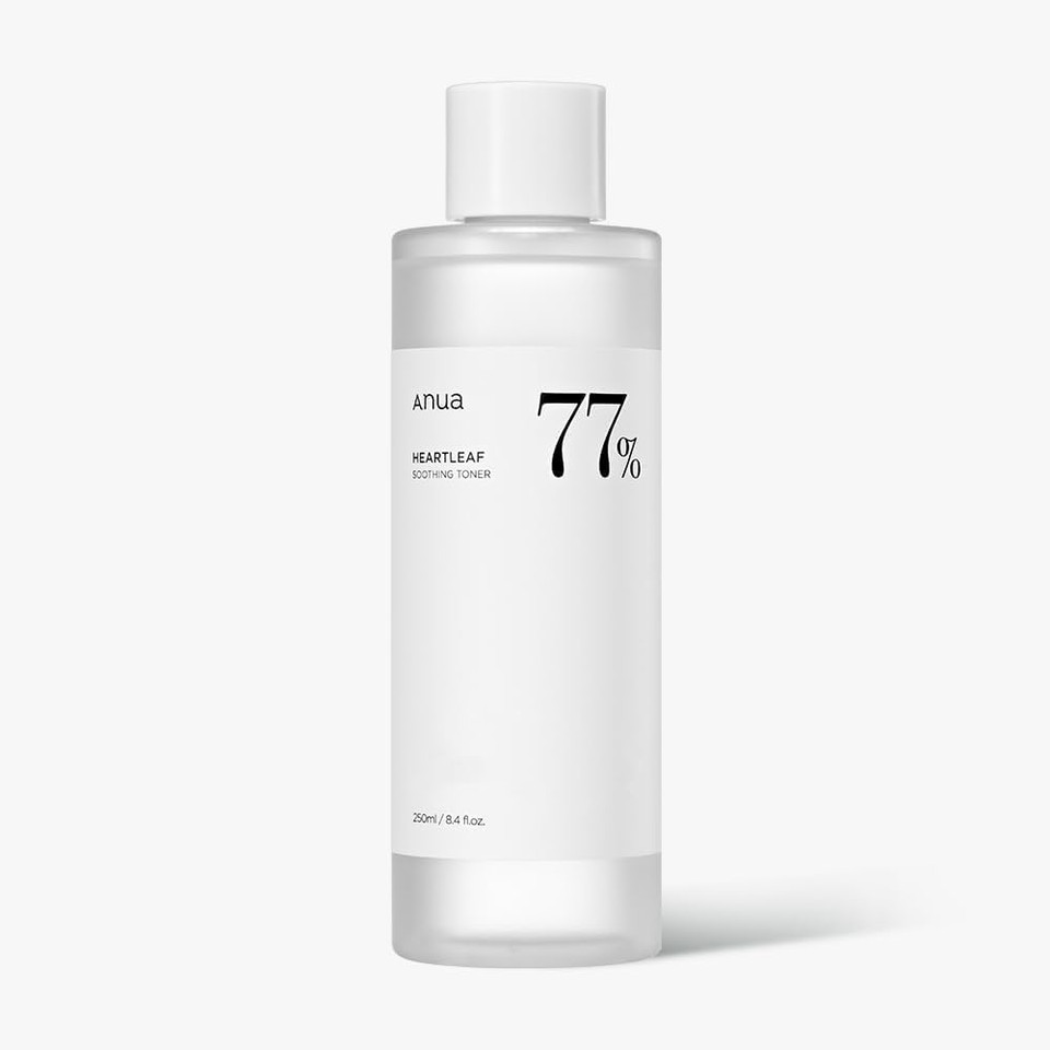 Anua Heartleaf 77 Soothing Toner I Ph 5.5 Trouble Care, Calming Skin, Refreshing, Hydrating, Purifying, Cruelty Free, Vegan,(250Ml / 8.45 Fl.Oz.)