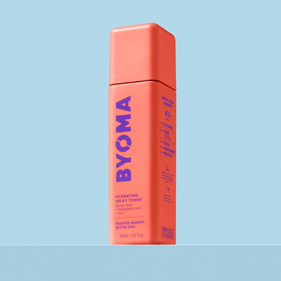 Byoma Hydrating Milky Toner - Dewy, Ultra Hydrating Toner For Face - Soothes Skin, Locks In Moisture, Reduces Redness - Barrier Repair - 5.07 Fl Oz