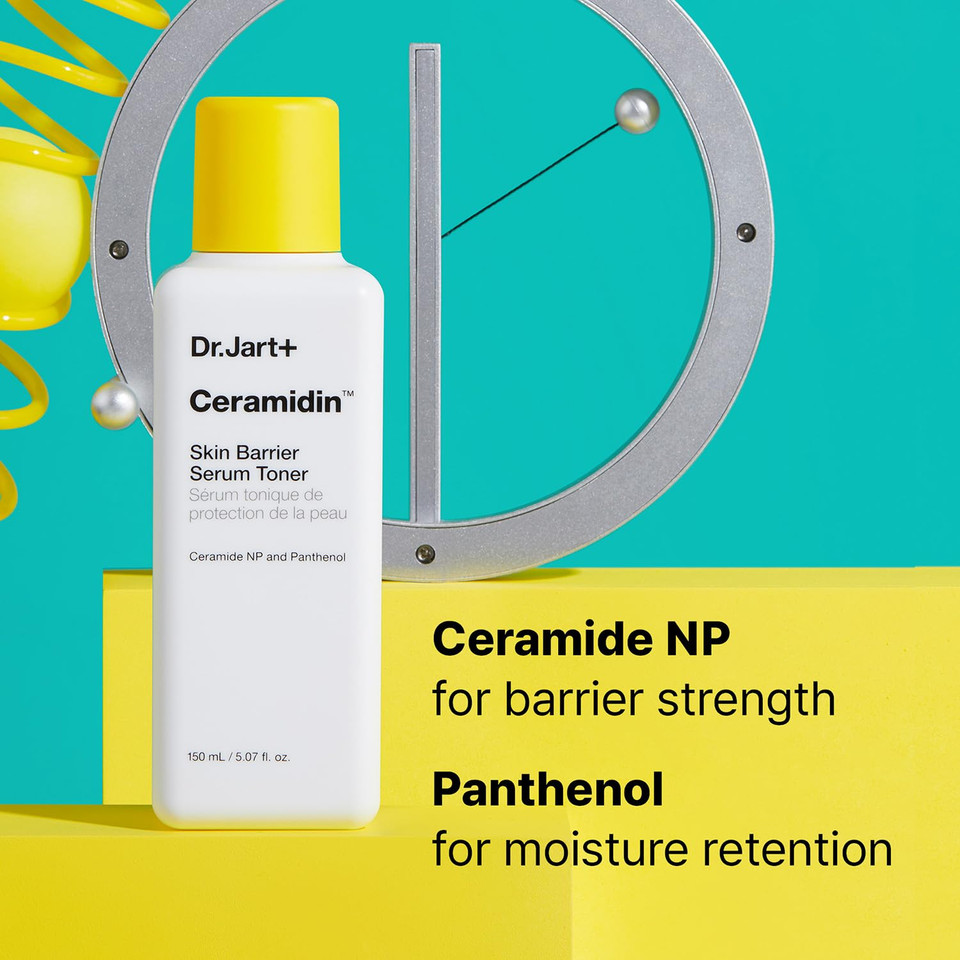 Dr.Jart+ Ceramidin Skin Barrier Face Serum Toner With Ceramides | Korean Skin Care, 5.07 Fl Oz