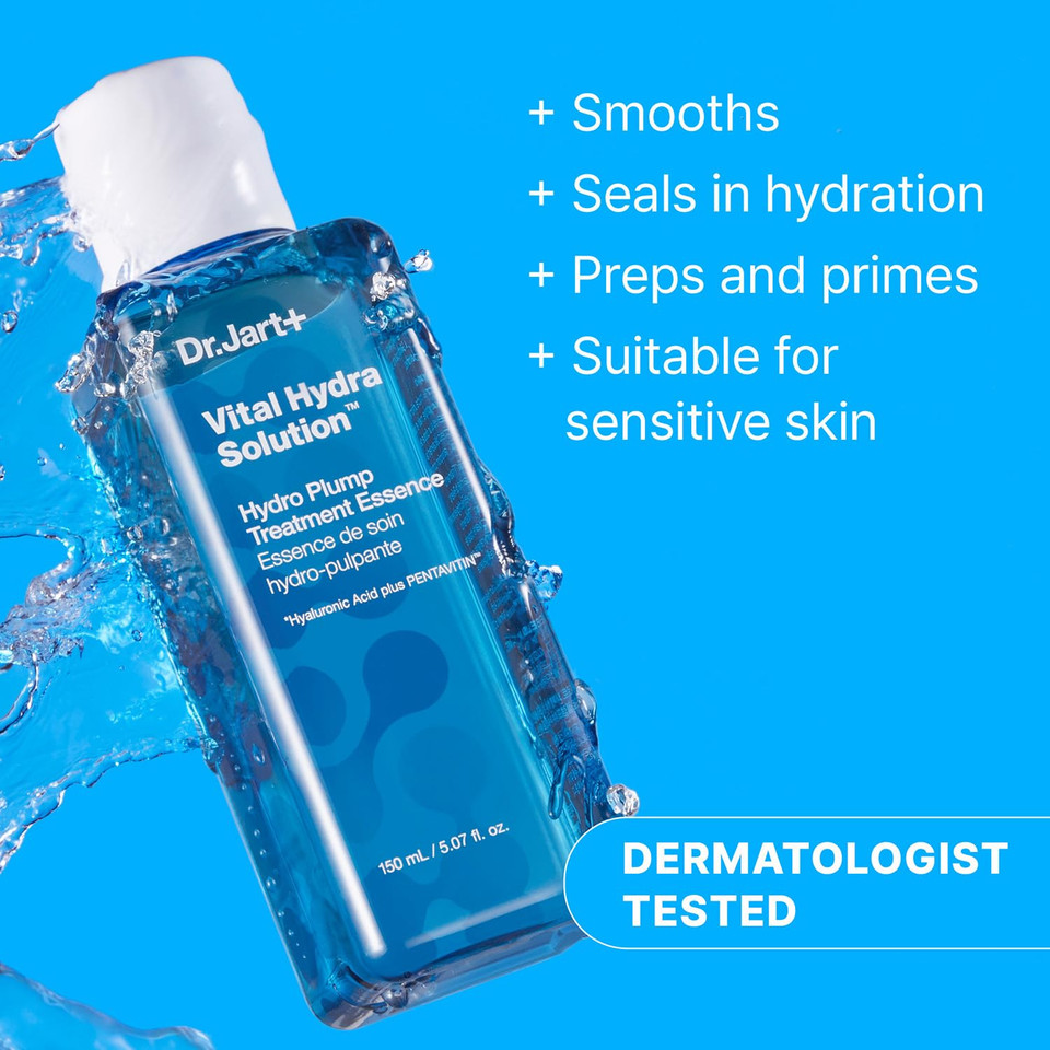 Dr.Jart+ Vital Hydra Solution Hydro Plump Treatment Essence With Hyaluronic Acid | Korean Skin Care, 5.07 Fl Oz Dr.Jart+ Vital Hydra Solution Hydro Plump Treatment Essence With Hyaluronic Acid | Korean Skin Care, 5.07 Fl Oz