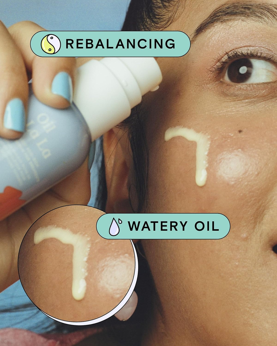 Kravebeauty Oil La La, Linoleic Acid-Rich Oil Serum For Breakouts & Clogged Pores, Contains Non-Comedogenic Oils, Improves Dark Spots & Scars, Vegan & Cruelty Free, 1.52 Fl Oz