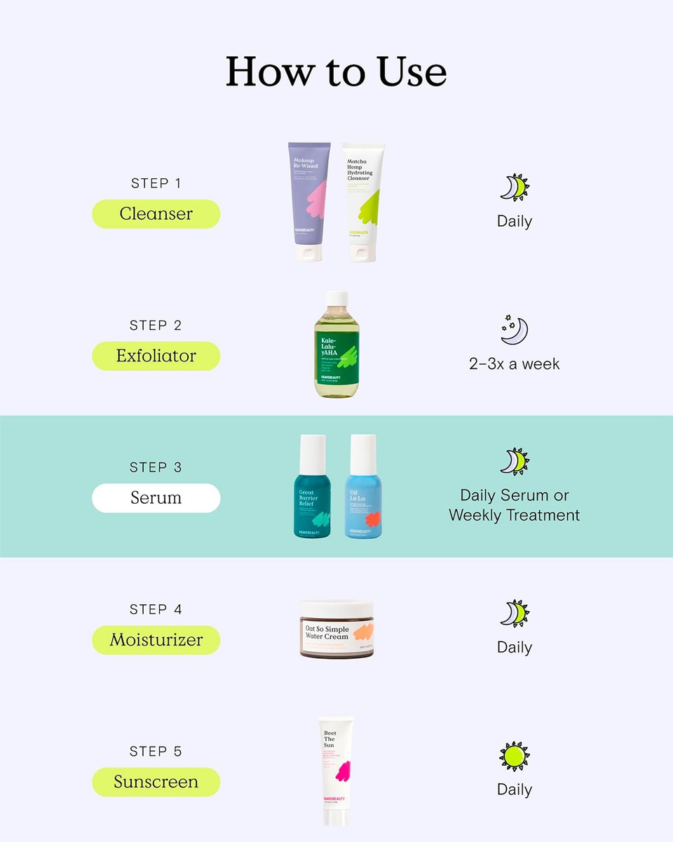 Kravebeauty Oil La La, Linoleic Acid-Rich Oil Serum For Breakouts & Clogged Pores, Contains Non-Comedogenic Oils, Improves Dark Spots & Scars, Vegan & Cruelty Free, 1.52 Fl Oz