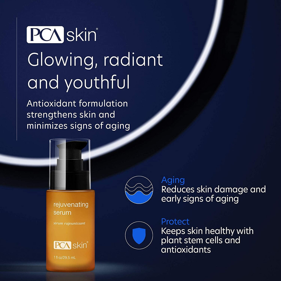 Pca Skin Rejuvenating Anti Aging Serum, Face Serum For Glowing Skin, Reduces Fine Lines And Wrinkles, 1 Fl Oz Pump