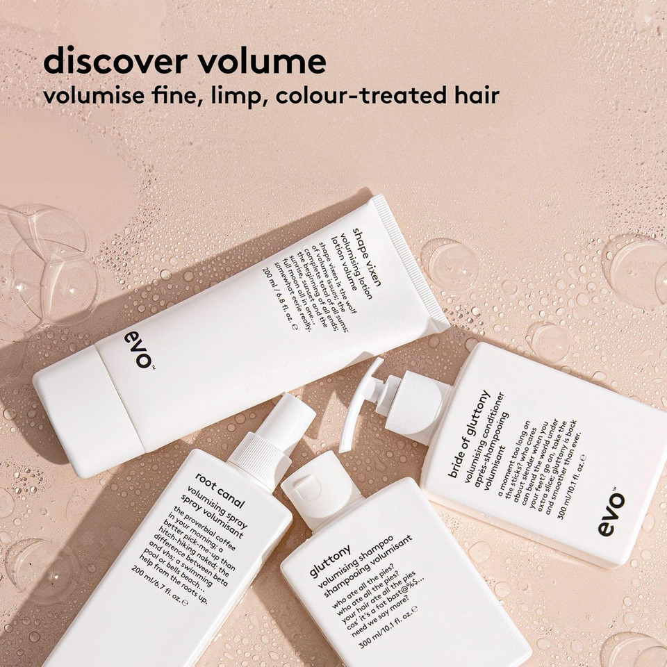 Evo Bride Of Gluttony Volumizing Conditioner - Protects Hair Colour - Reduces Frizz And Tones Hair Colour