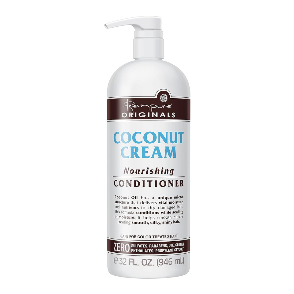 Renpure Coconut Cream Nourishing Conditioner, 32 Ounce32 Fl Oz (Pack Of 1)