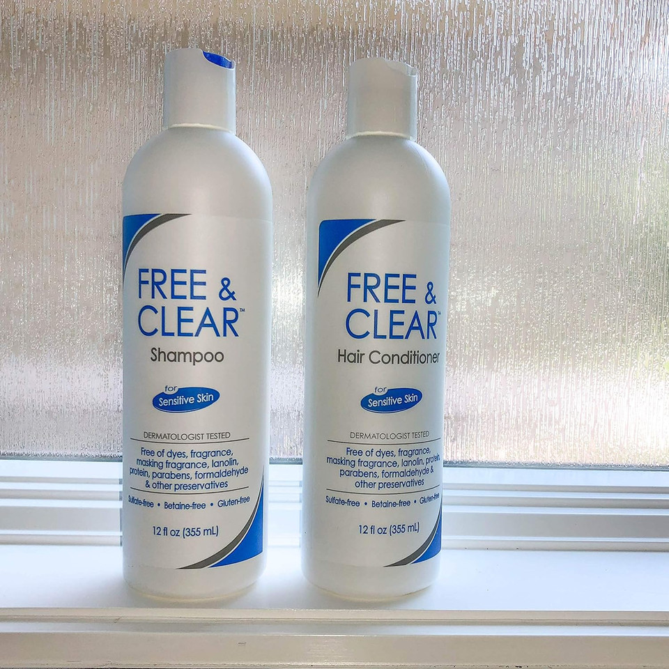Free & Clear Vanicream Hair Conditioner | For Sensitive Skin | Ph Balanced For All Hair Types | Fragrance And Paraben Free | 12 Ounce