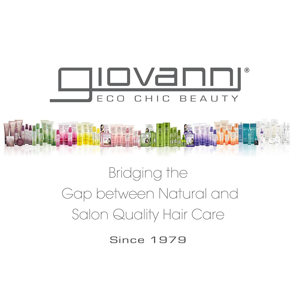 Giovanni Eco Chic Smooth As Silk Deeper Moisture Conditioner - Apple Plus Aloe Extracts, Calms Frizz, Detangles, Wash & Go, Lauryl & Laureth Sulfate Free, Paraben Free, Color Safe - 128 Oz. (Gallon)
