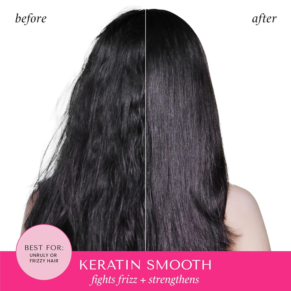 Hask Keratin Smoothing Deep Conditioner Treatments For All Hair Types, Color Safe, Gluten Free, Sulfate Free, Paraben Free - Pack Of 6