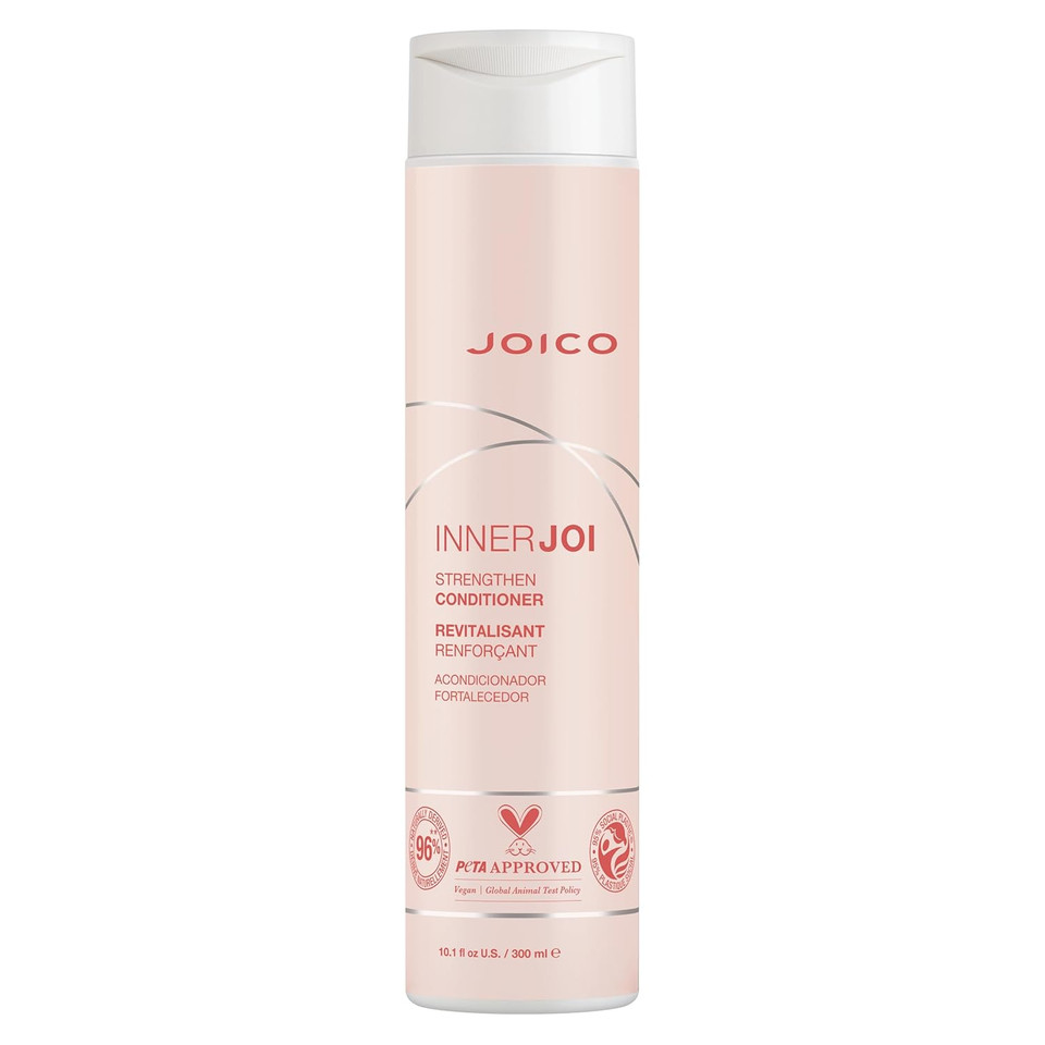 Joico Innerjoi Strengthen Conditioner | For Damaged, Color-Treated Hair | Sulfate & Paraben Free | Naturally-Derived Vegan Formula