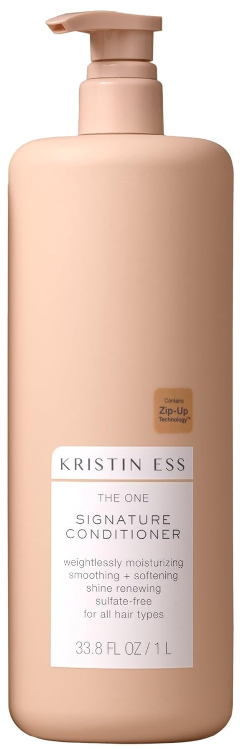 Kristin Ess Hair The One Signature Conditioner For Dry Damaged Hair - Moisturizes, Smooths, Detangles + Softens Hair - Sulfate Free, Color + Keratin Safe, 33.8 Fl. Oz