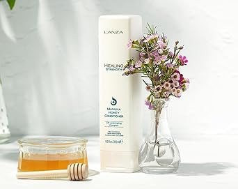 Lã¢ÂAnza Healing Strength Manuka Honey Conditioner - Strengthens, Protects And Restores Weak, Fragile, And Aged Hair, Rich With Keratin Protein, Healing Oils, And Vitamin C
