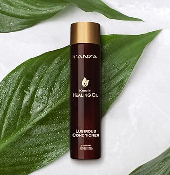 L'Anza Keratin Healing Oil Lustrous Conditioner, Deep Conditioner For Dry Damaged Hair, Repairs & Boosts Hair Shine & Strength, Sulfate Free, Cruelty Free, Paraben Free Hair Care