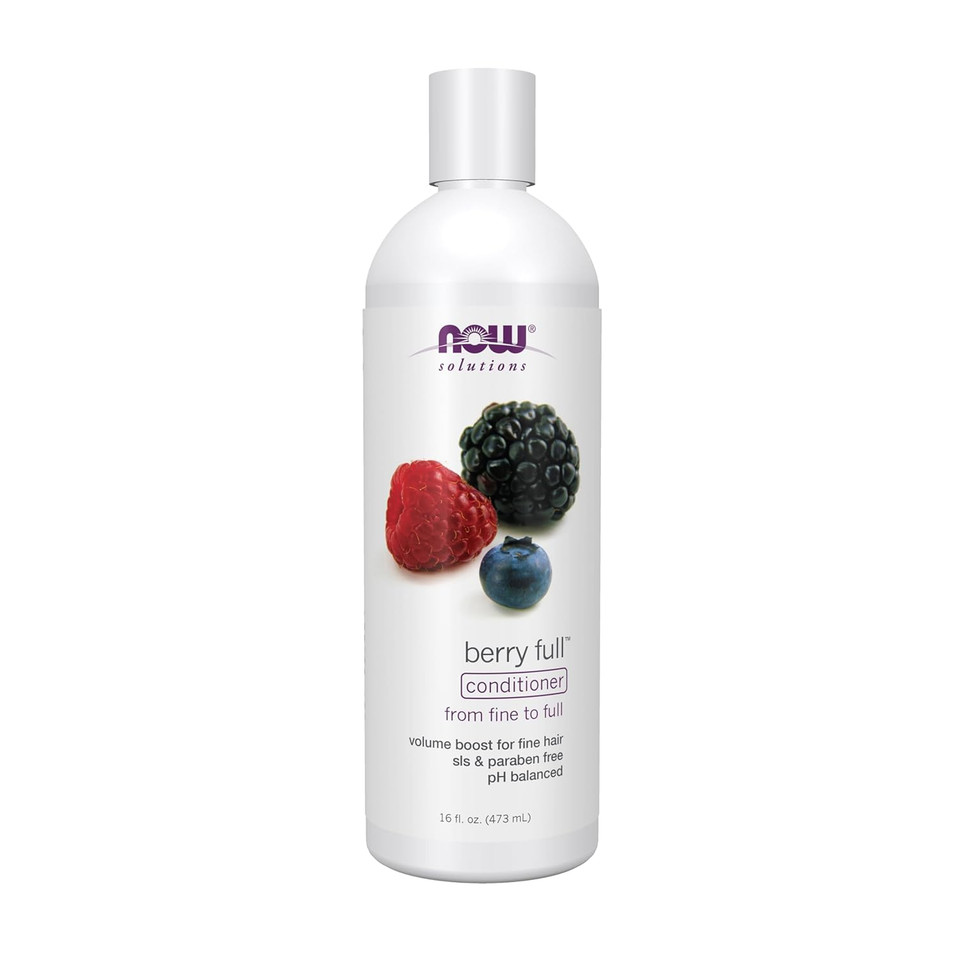 Now Foods Solutions, Berry Fullã¢Â, Volume Boost Conditioner For Fine Hair With Biotin, Ph Balanced, 16-Ounce