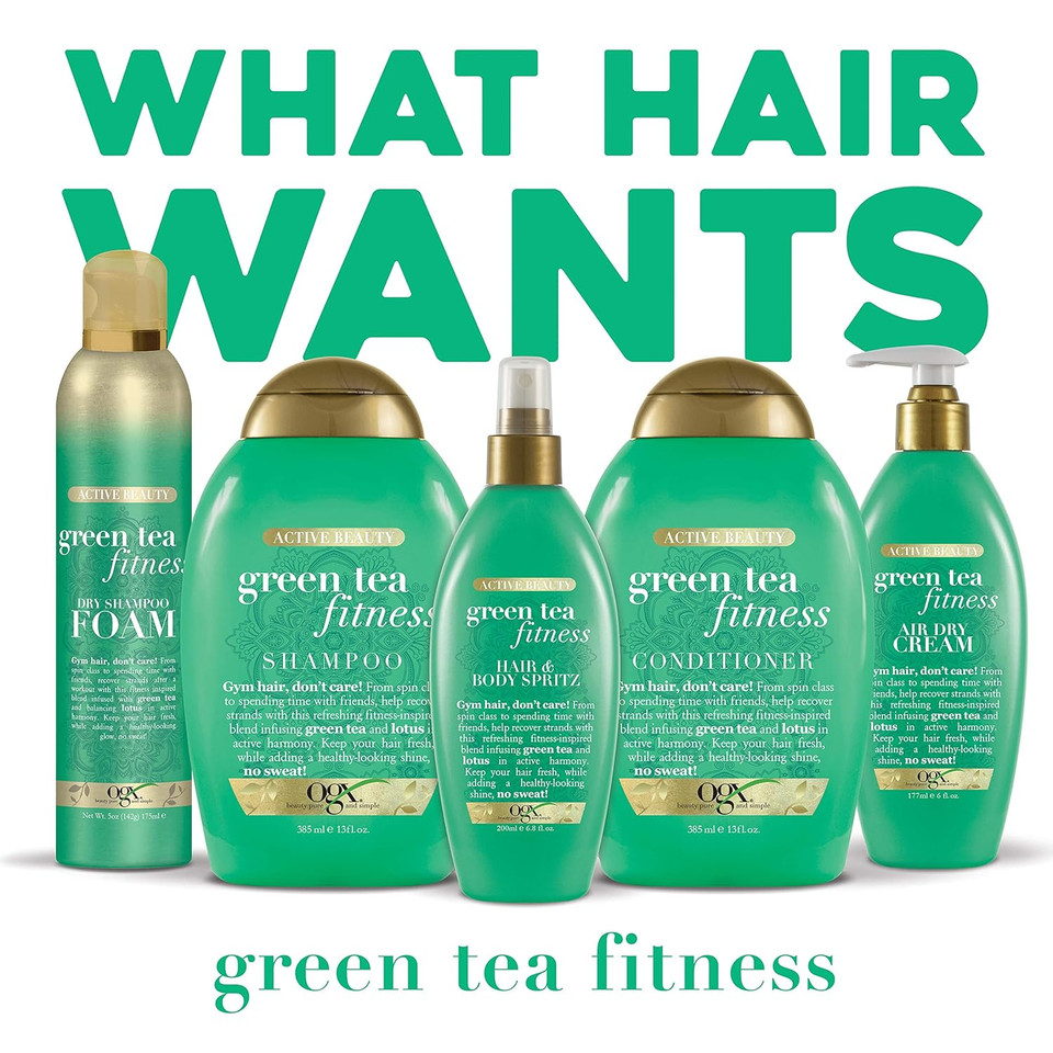 Ogx Active Beauty Green Tea Fitness Conditioner, 13 Ounce