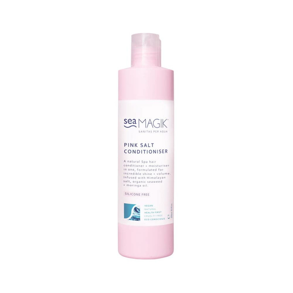 Sea Magik Pink Salt Conditioniser - 2 In 1 Hair Conditioner & Moisturiser With Himalayan Salt, Bladderwrack Seaweed, 10.14 Oz