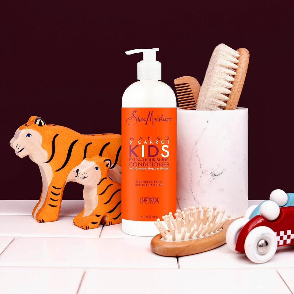 Sheamoisture Conditioner For Kids Hair Mango And Carrot Sulfate Free Conditioner 24 Fl Oz