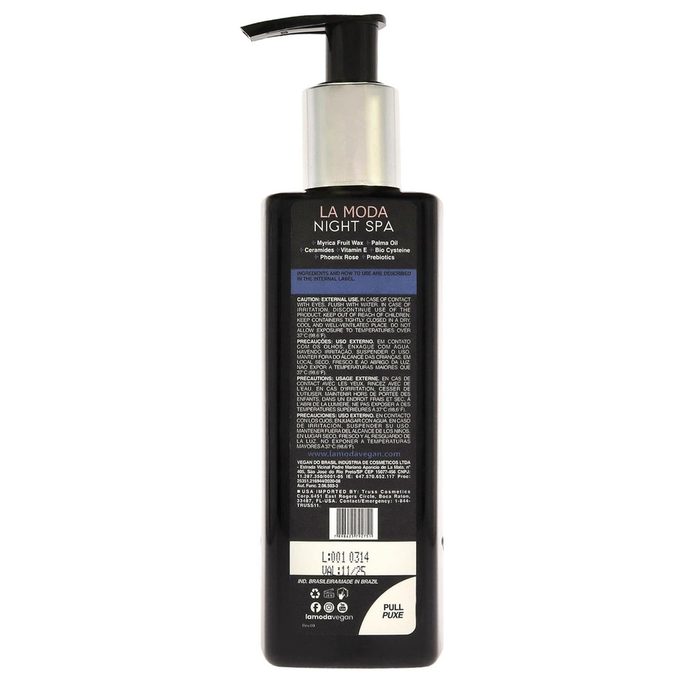 La Moda Night Spa By Truss For Unisex - 8.45 Oz Moisturizer