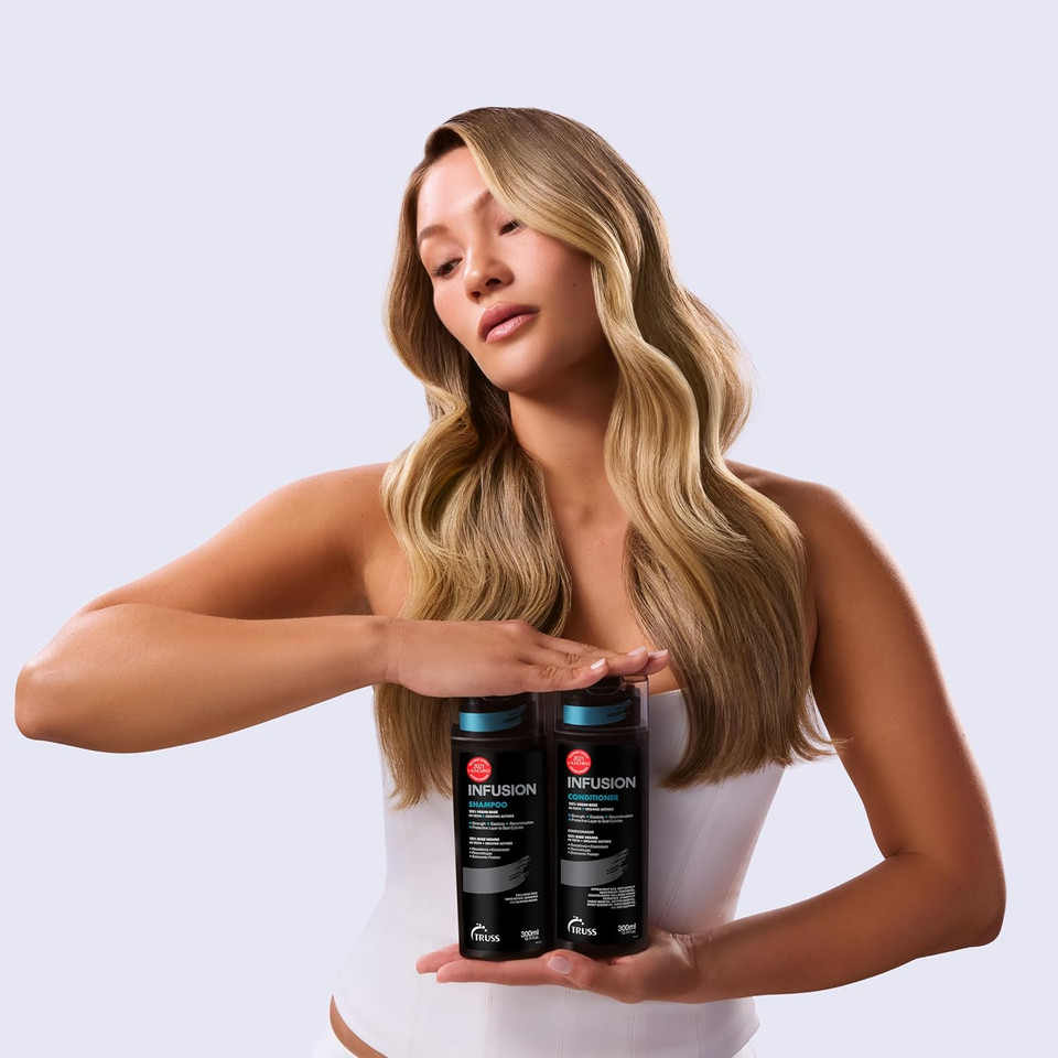 Truss Infusion Hair Conditioner - Restorative, Detangling Conditioner For Dry Hair - Softens, Hydrates And Delivers Strong Split End Repair - 100% Vegan Formula + Color-Safe (300 Ml)
